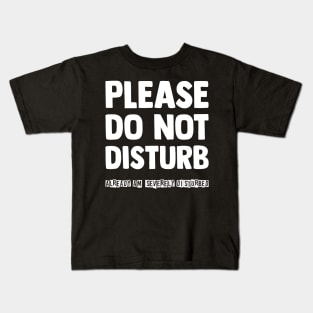 Please do not disturb Kids T-Shirt